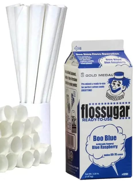 Blue Cotton Candy Supplies-50 servings